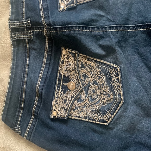 Blue Jean shorts, size 20. Faded glory - Picture 1 of 6